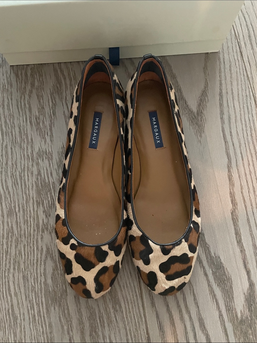 Margaux Leopard-Print Ballet Flats